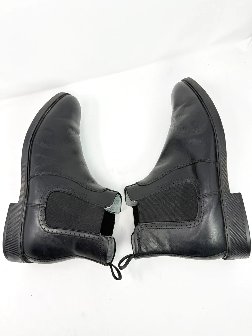 JOHNSTON & MURPHY Leather XC4 Durham Chelsea Waterproof Boot Black Men Size 11.5